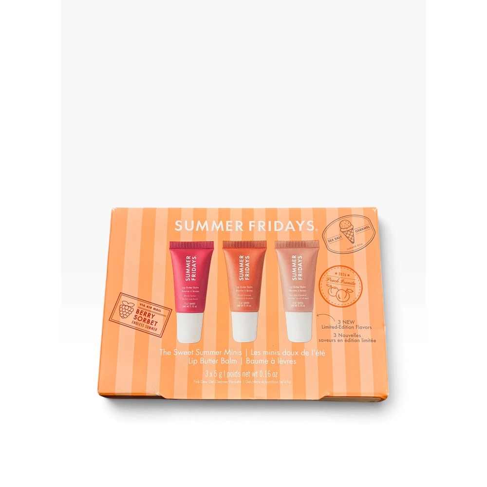 Summer Fridays The Sweet Summer Minis Lip Butter Balm Trio